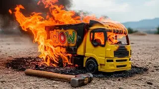 Diecast Car Fire Experiment &ndash; Extreme Toy Car Destruction Compilation