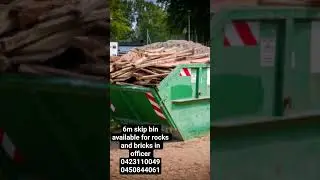 #6m skip bin available  for #bricks in #officer