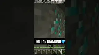 I got 15 diamonds #Minecraft #minecrft #subscriber #like #viral #short #shorts #diamonds #shorts 😈🤑🤑
