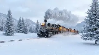 Winter Morning Jazz ☕ Relaxing Instrumental Music & Snow Ambience for Good Mood