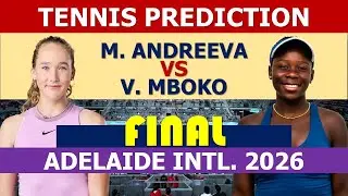 Victoria Mboko vs Mirra Andreeva | 2026 Adelaide International #tennis