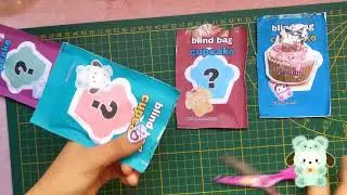 A cupcake with???? A suprise blind bags with my favourite characters #sanrio #diy #unboxing