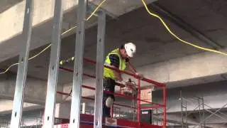 Metal stud installation