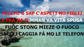 GIANNI CELESTE-MIEZ O FUOCO-KARAOKE-TESTO