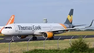 MANCHESTER DIVERT | Thomas Cook | G-TCDK | A321-211(WL) at Liverpool Airport | 17/07/2018