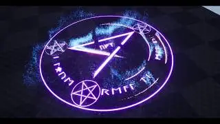 Magic Circle Animation using 512*512 texture (2 channels)