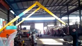 Fixed type  balance jib crane video