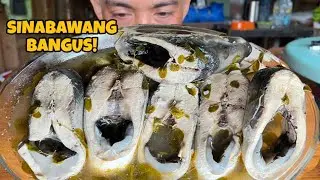 Sinabawang Bangus wit Malungay Mukbang Asmr | Filipino Food Mukbang Philippines