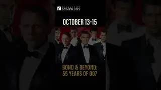 Bond & Beyond with the KC Symphony THIS WEEKEND (October 13-15) #KCMusic #KCFun #KCEvents #HowWeDoKC