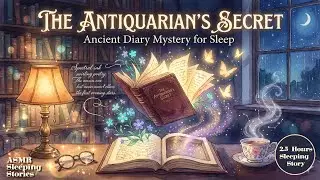 The Antiquarian's Secret | ASMR Bookshop Mystery for Sleep | Victorian Detective Story | 2.5 Hours