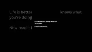 Read This Twice&hellip; Then Backwards 👀🧠 #MindTwist #shortsfeed #shorts