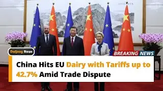 China Hits EU Dairy with Tariffs up to 42.7% Amid Trade Dispute