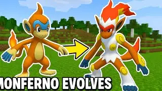 Minecraft Pixelmon | Monferno Evolves into Infernape 🔥🐒
