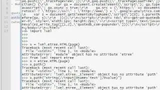 Winfortune 04 - Python and LXML, examples of XPath queries with Python