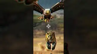 #Eagle and tiger#hybrid #realistic# movement video