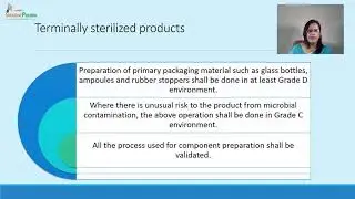 Good Manufacturing Practices: Specific requirements for manufacture of sterile products &ndash;II