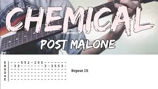 Chemical By Post Malone (Tabs)(Electric Guitar Cover)