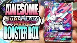 7 GX ULTRA RARE PULLS + 18 HOLO RARES! GUARDIANS RISING BOOSTER BOX - POKEMON UNWRAPPED