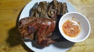How to  Roast Chicken with banana flower and Coconut