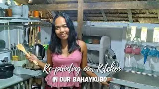 Bahay-kubo Kitchen Cleaning and Makeover | How to make your kitchen look bright and fresh