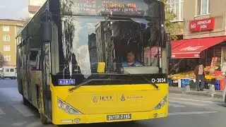 İstanbul'da TM15-2 İle Karadeniz mahallesi Cebeci Peronlar Arası Seyahat
