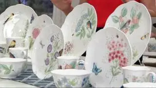 Lenox Butterfly Meadow Porcelain Flutter 16-pc Dinnerware Set on QVC