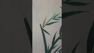 Backyard Wall painting# Wall Art Design#Attractive garden wall#shorts.