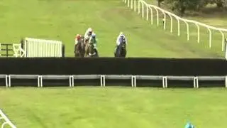Jockeys fall at Ludlow - October 2011