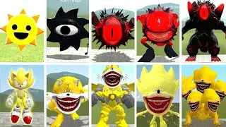 NEW SUPER SONIC 2 VS SPUNKI BLACK SUN STRONGEST GIANT TRANSFORMATION FIGHT GARRY'S MOD