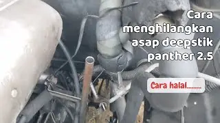 Cara menghilangkan asap di stik oli mesin panther 2.5 ,cara mudah