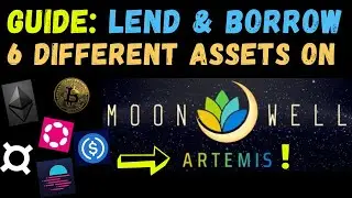 Moonwell Artemis Tutorial &ndash; Lend & Borrow Different Assets on Moonbeam !
