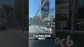Testing out the F1 Las Vegas Circuit #shorts #f1 #lasvegas #grandprix #wynn #aria
