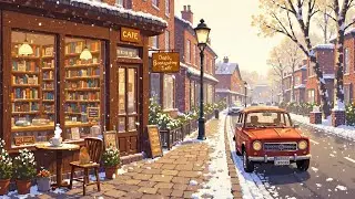 Spring Coffee Shop Ambience ☕ Winter Lofi Chill Playlist ❄️ January Vibes to Relax & Work