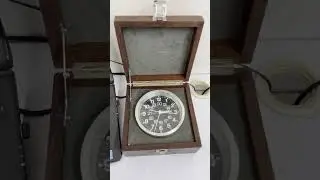 Working of Marine Quartz Antique Style Nautical Chronometer Clock - Japan