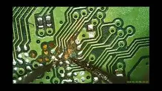 Nokia 105 CPU broken trace Repair