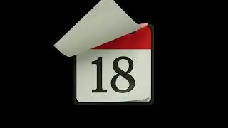 Calendar Animation 4K / Календарь 31 день обратный отчёт