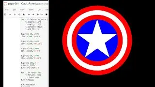 Capt. America Shield Using Python Codes ||