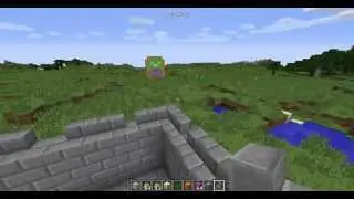 minecraft building tips (part 1 castle wall)