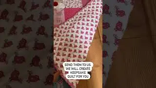 Baby Clothes to Keepsake Quilt | Memory Quilt Made from Old Baby Clothes