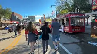 Some video footage from Appletons Oktoberfest on college Ave 2024 in Appleton Wisconsin