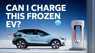 Frozen EV Charging In A Canadian Winter | 10%-80% Challenge