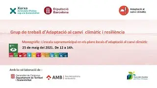 Grup de treball d'adaptaci&oacute; al canvi clim&agrave;tic: La visi&oacute; supramunicipal dels plans locals d'adaptaci&oacute;