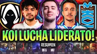 MOVISTAR KOI LUCHA POR EL LIDERATO CONTRA HERETICS! | HRTS vs KOI RESUMEN SUPERLIGA DOMINO'S VERANO