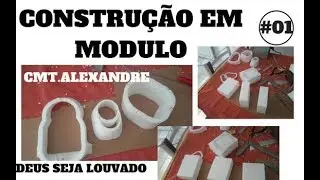AEROMODELO - CONSTRUINDO COM MOLDES EM BLOCOS DE ISOPOR/2018