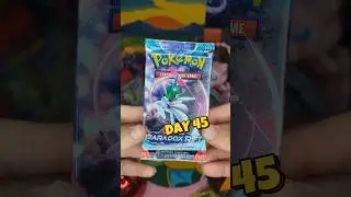 Day 45 of opening card packs everyday! #pokemon #pokemontcg #fyp #paradoxrift