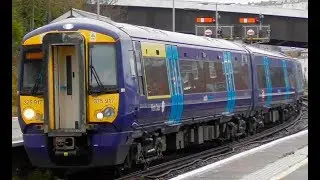 Southeastern Class 375 - 375917 Arrives Into Hastings & Couples To 375921