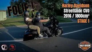 Petite balade : TEST POV / HARLEY DAVIDSON STREET GLIDE CVO / 2016 / 1800cm3 / Stage1 /// DD AUTO