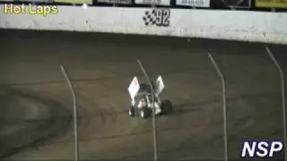 8-29-09 Wingless Sprints & JJ Hickle 410 Sprint Hot Laps Grays Harbor Raceway
