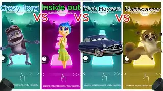 Crazy Frog vs Inside Out vs Doc Hudson vs Madagascar &ndash; Tiles Hop Challenge!