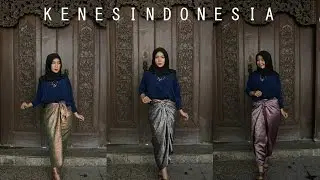 3 Cara Mudah Memakai Kain Lilit / Batik by @kenes.id